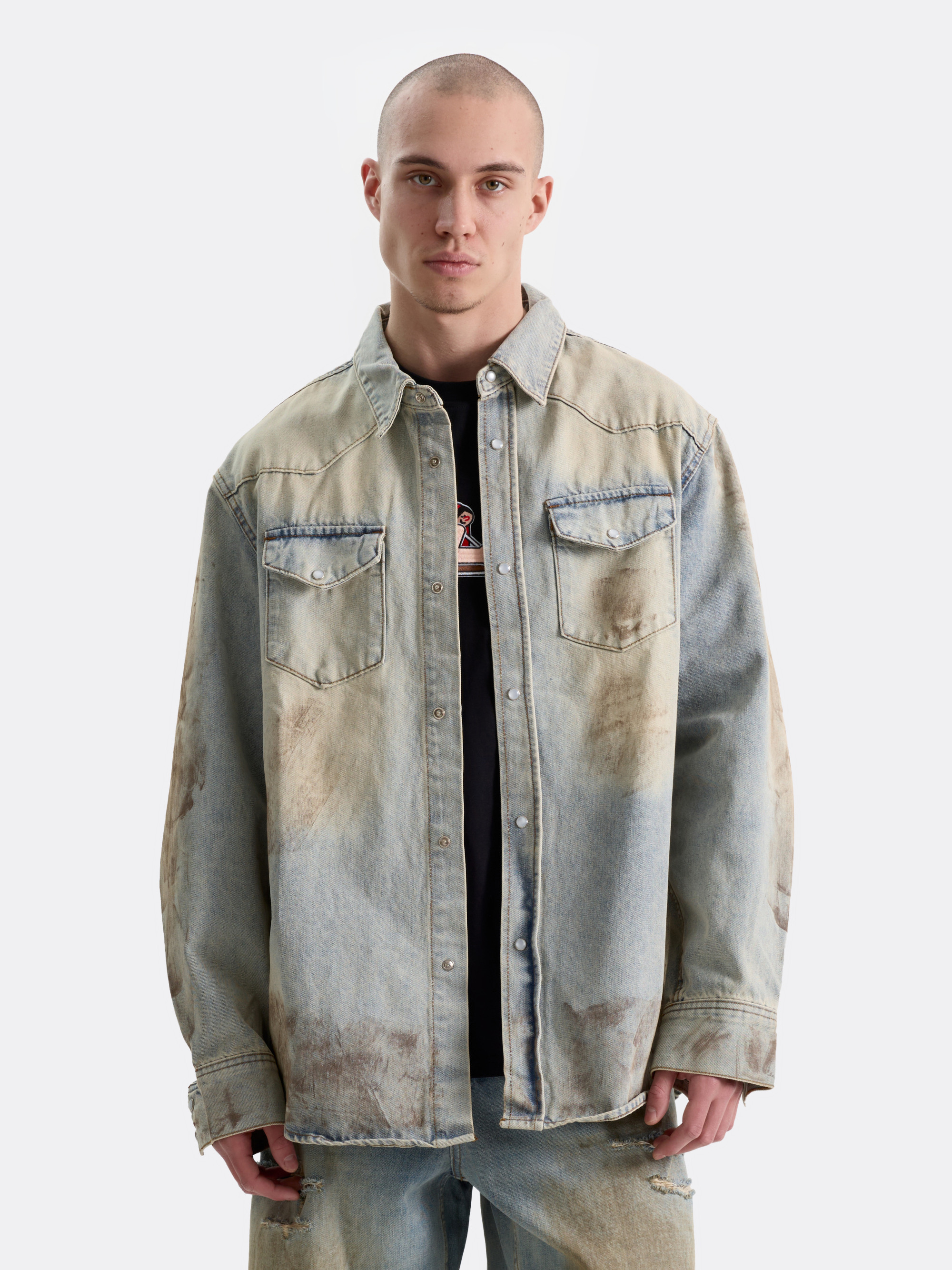 ​Рубашка Denim Fade