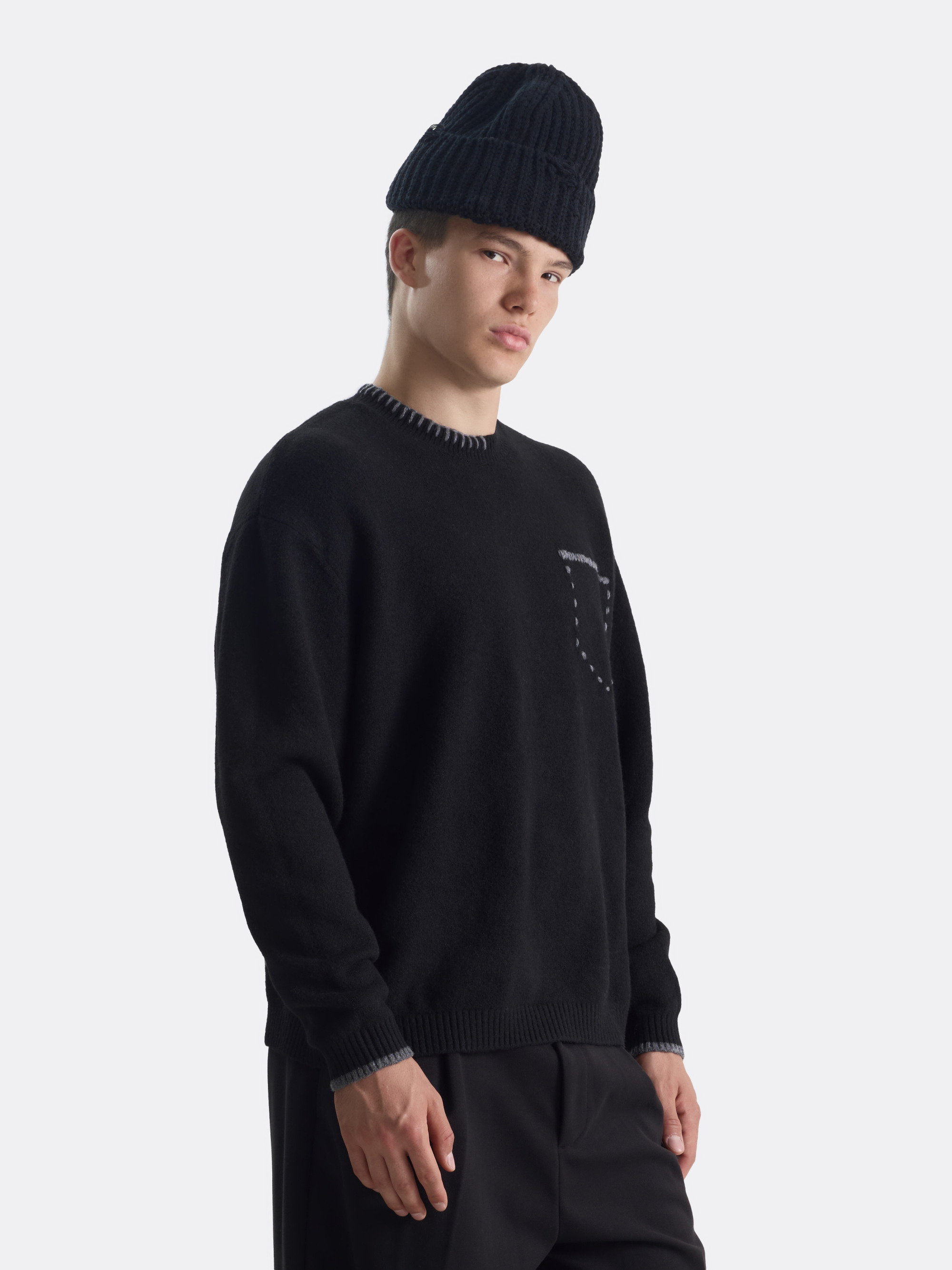 Свитер fake pocket