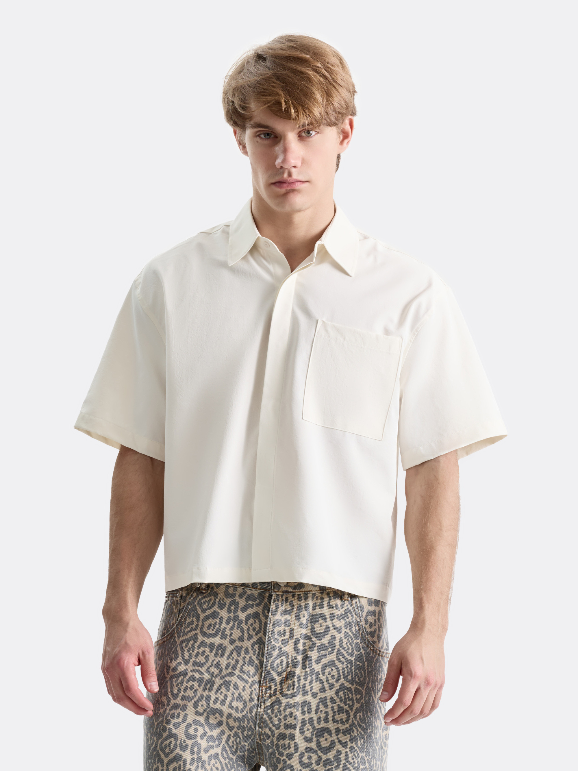 ​Рубашка Cropped Poplin