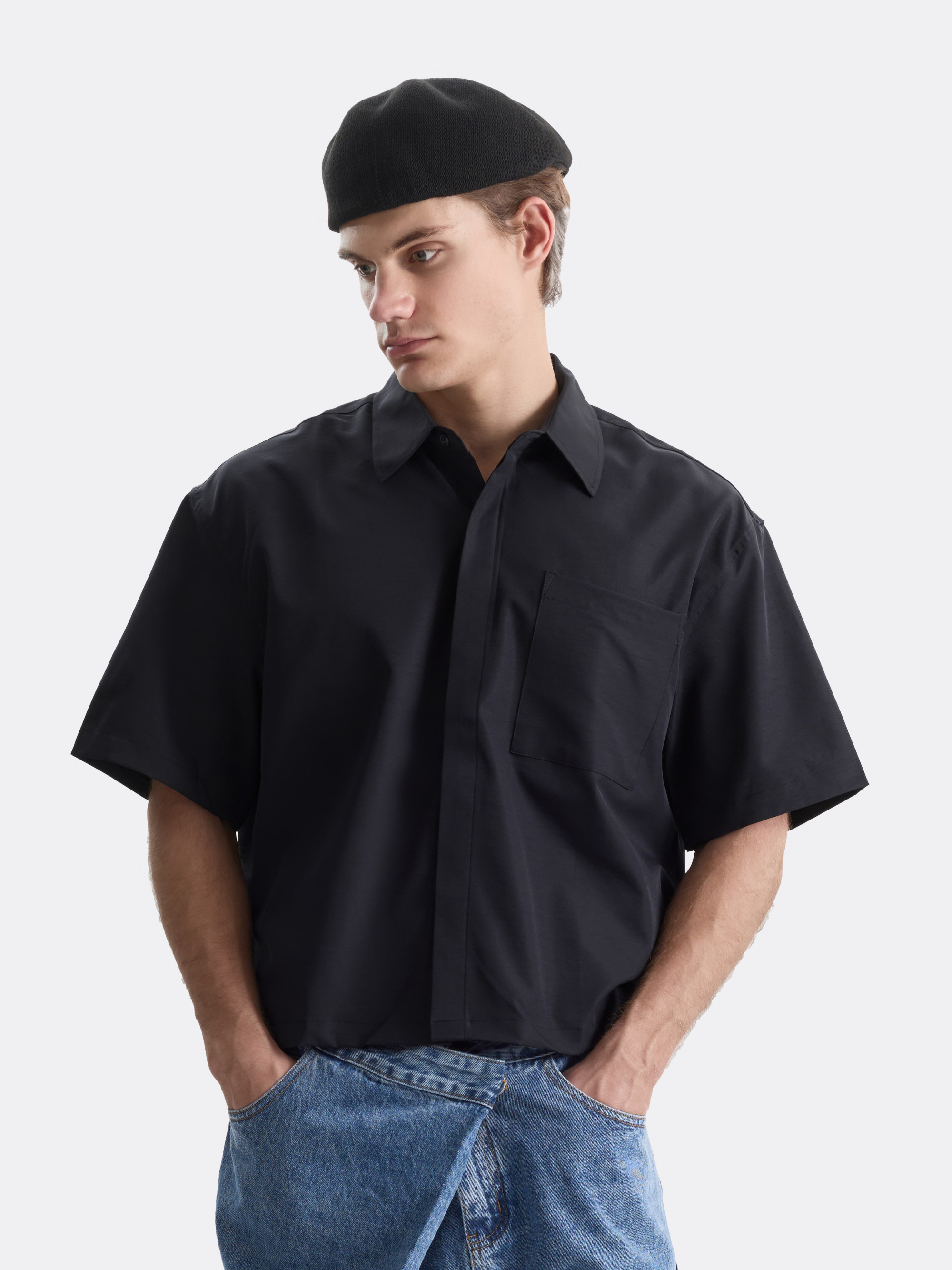 ​Рубашка Cropped Poplin