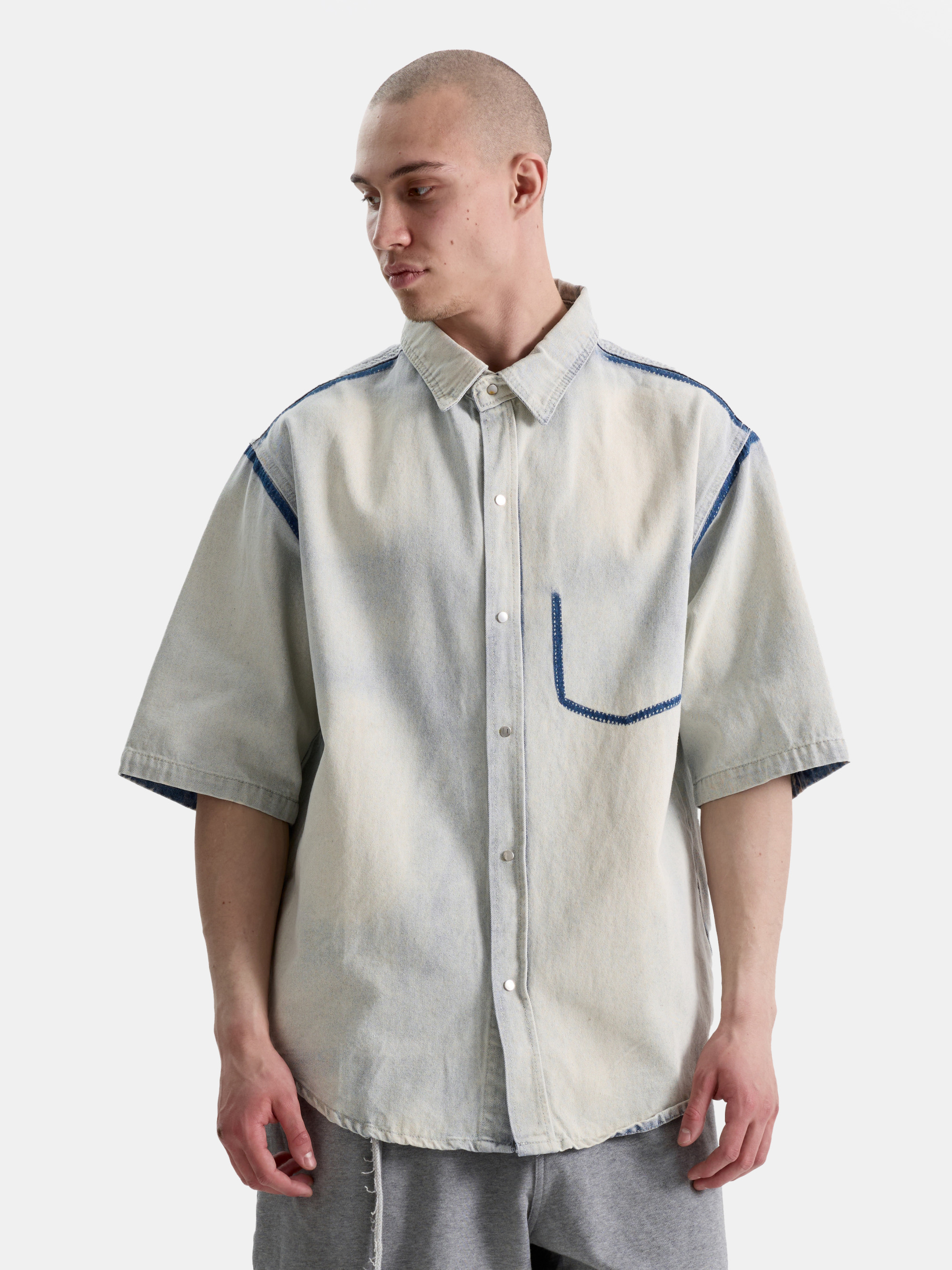 Рубашка Raw Stitch