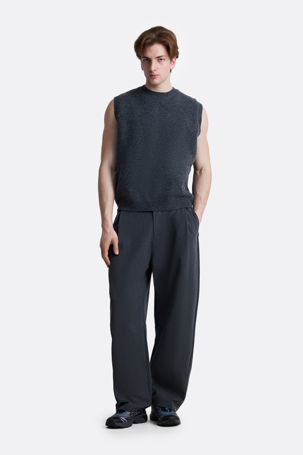 ​Вязаный жилет