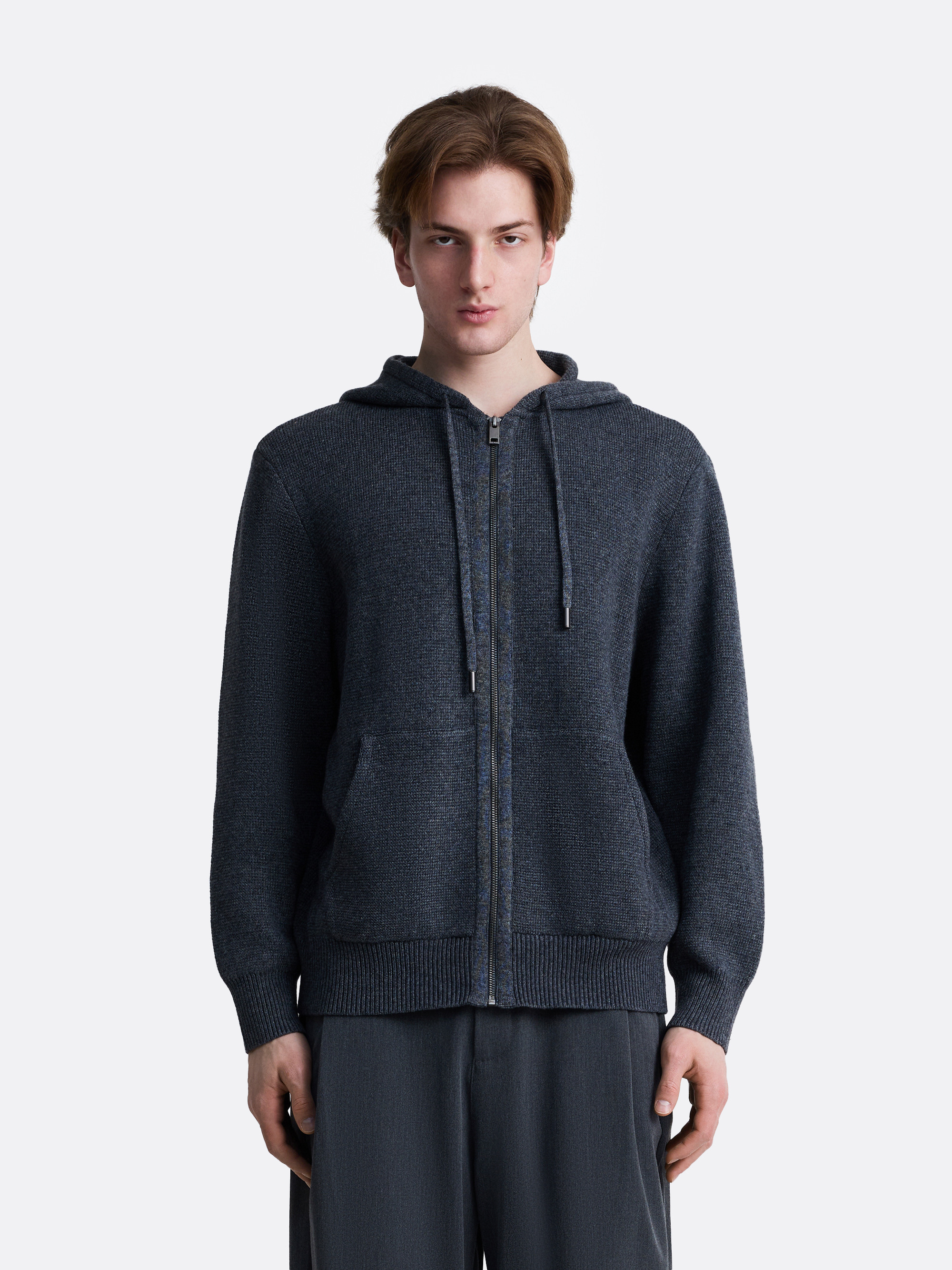 ​Вязаное зип-худи