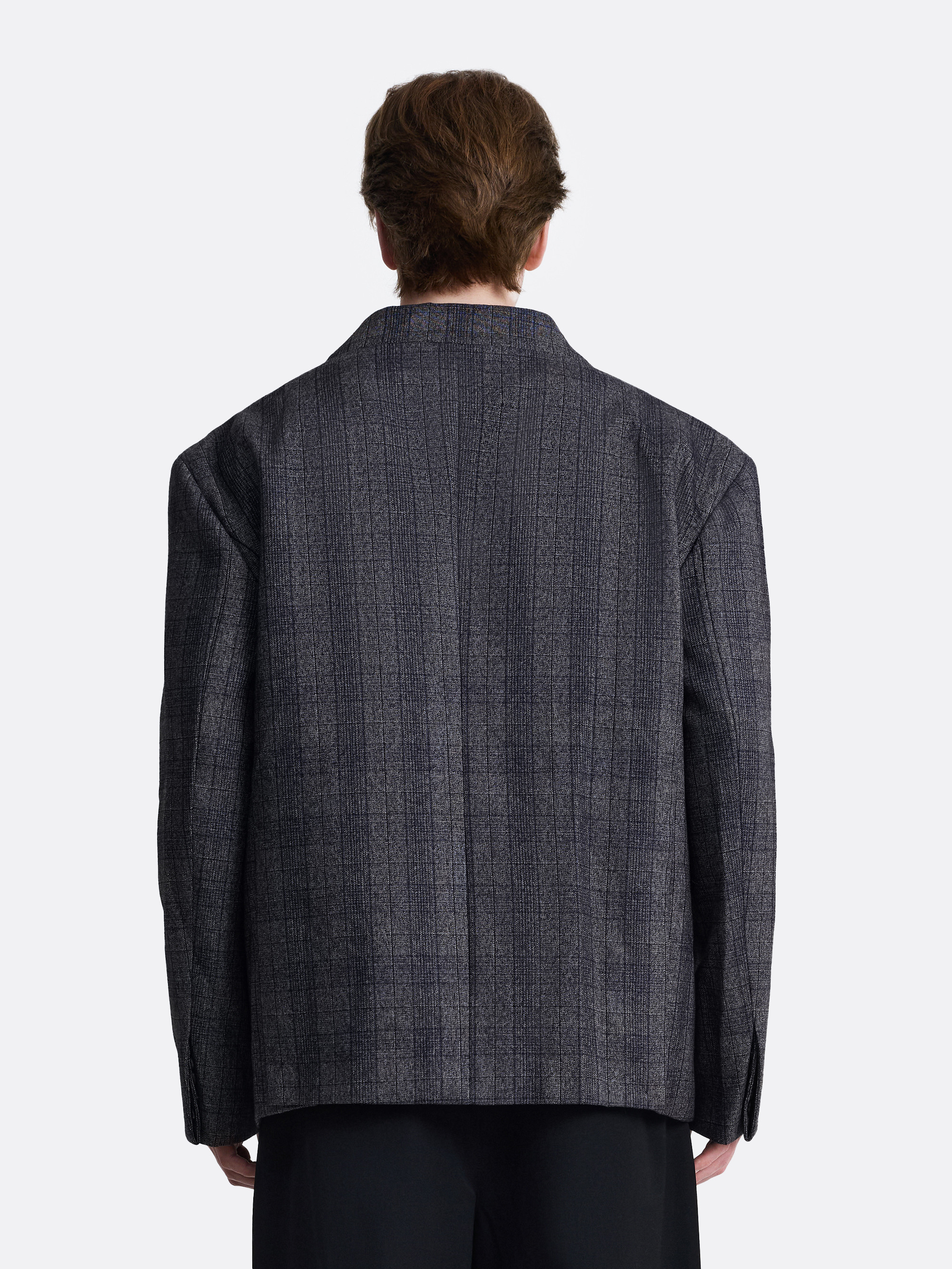 ​Двубортный пиджак в клетку