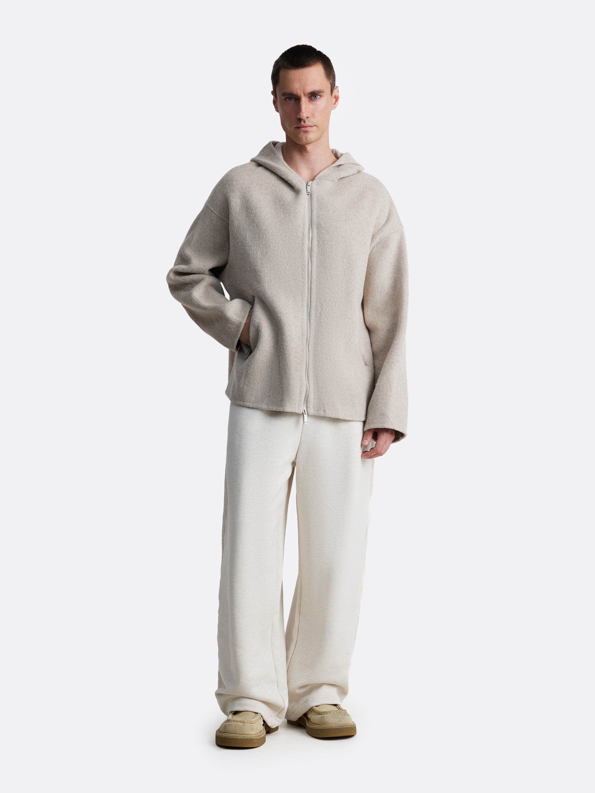 ​Шерстяное зип-худи wool