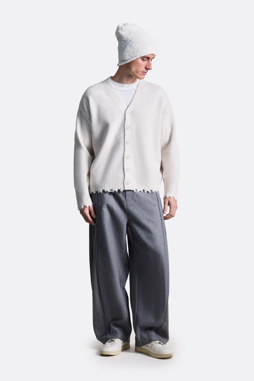 ​Кардиган с необработанным краем