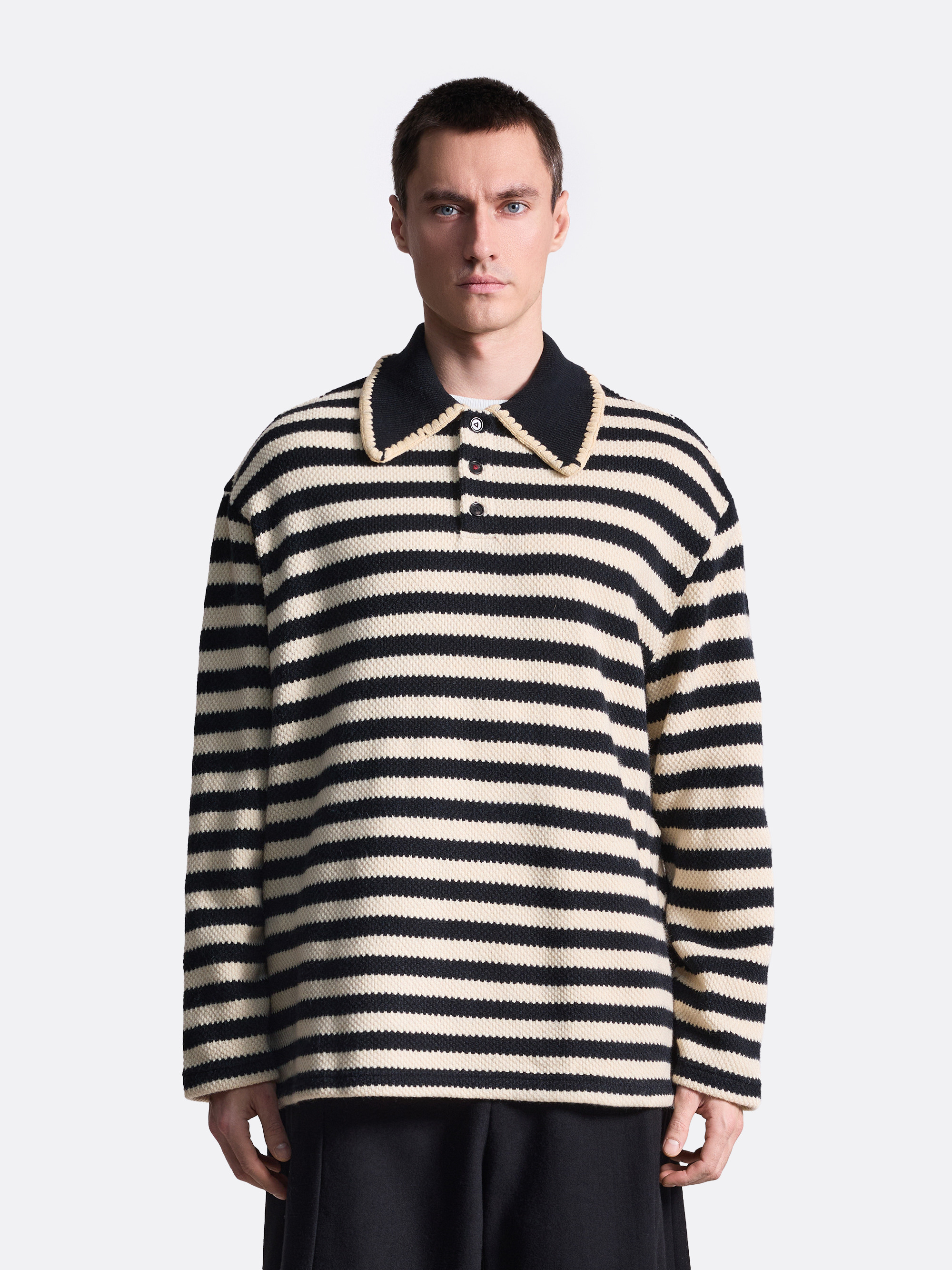 Поло в полоску