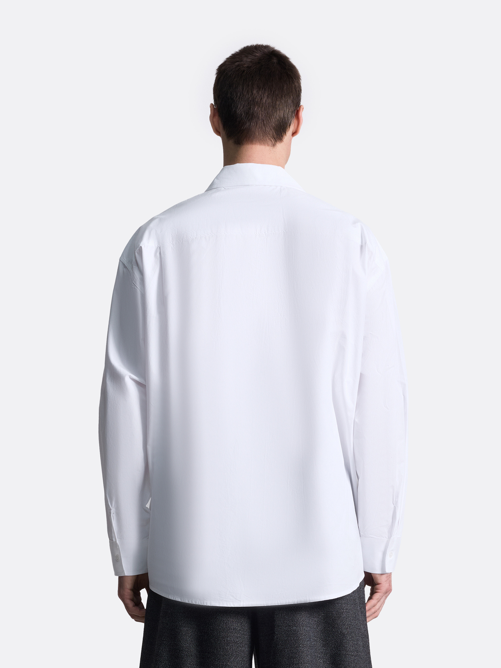 ​Рубашка с ассиметричной стежкой