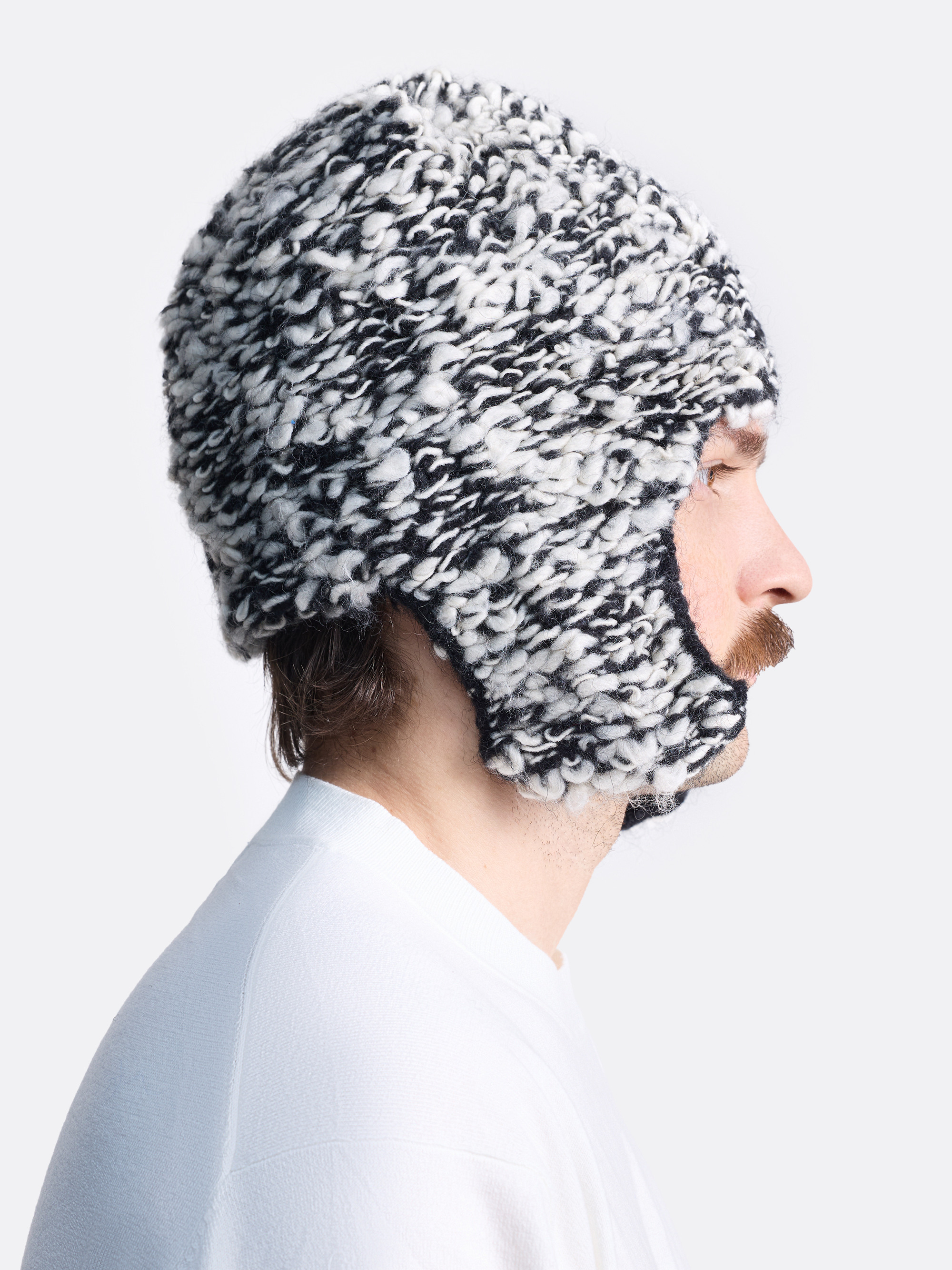 ​Шапка-ушанка curly