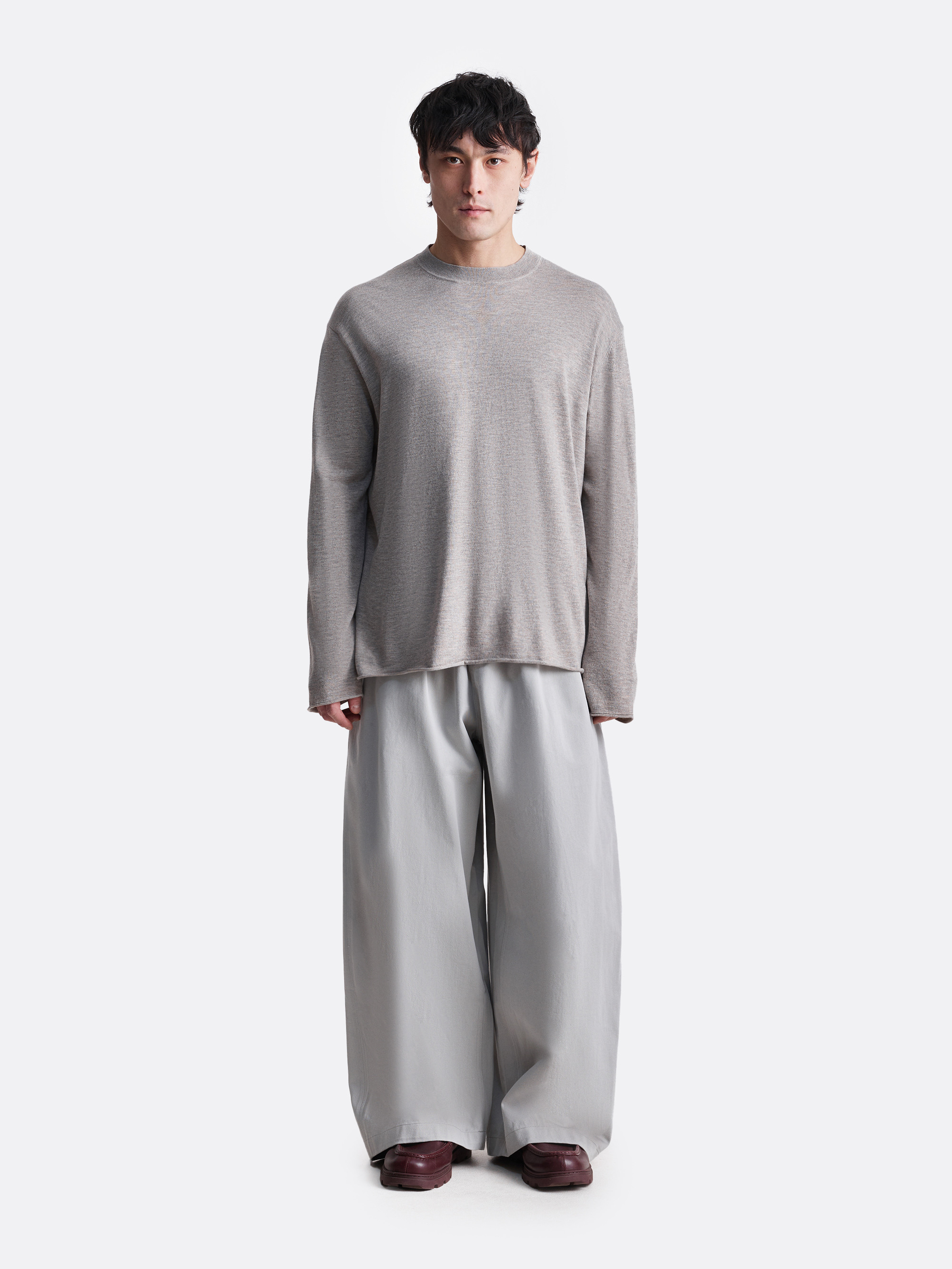 ​Лонгслив с необработанным краем