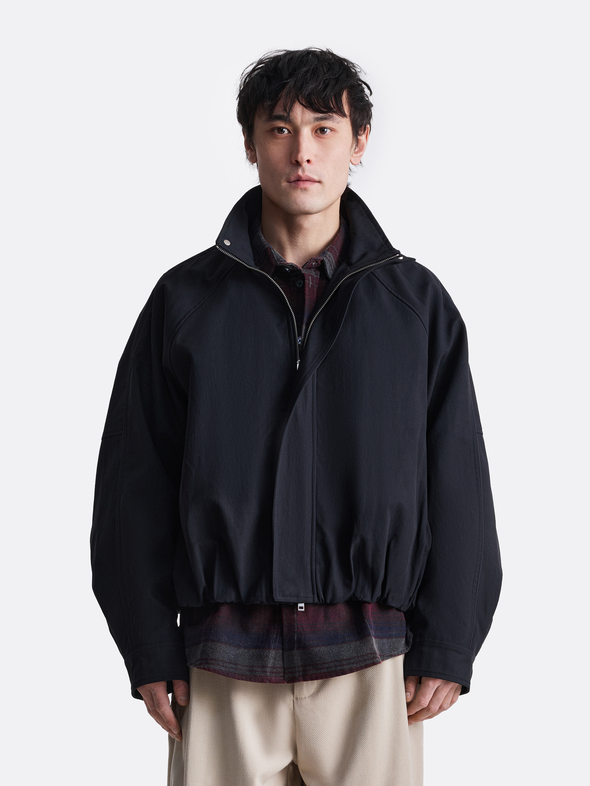 ​Куртка с воротником стойкой