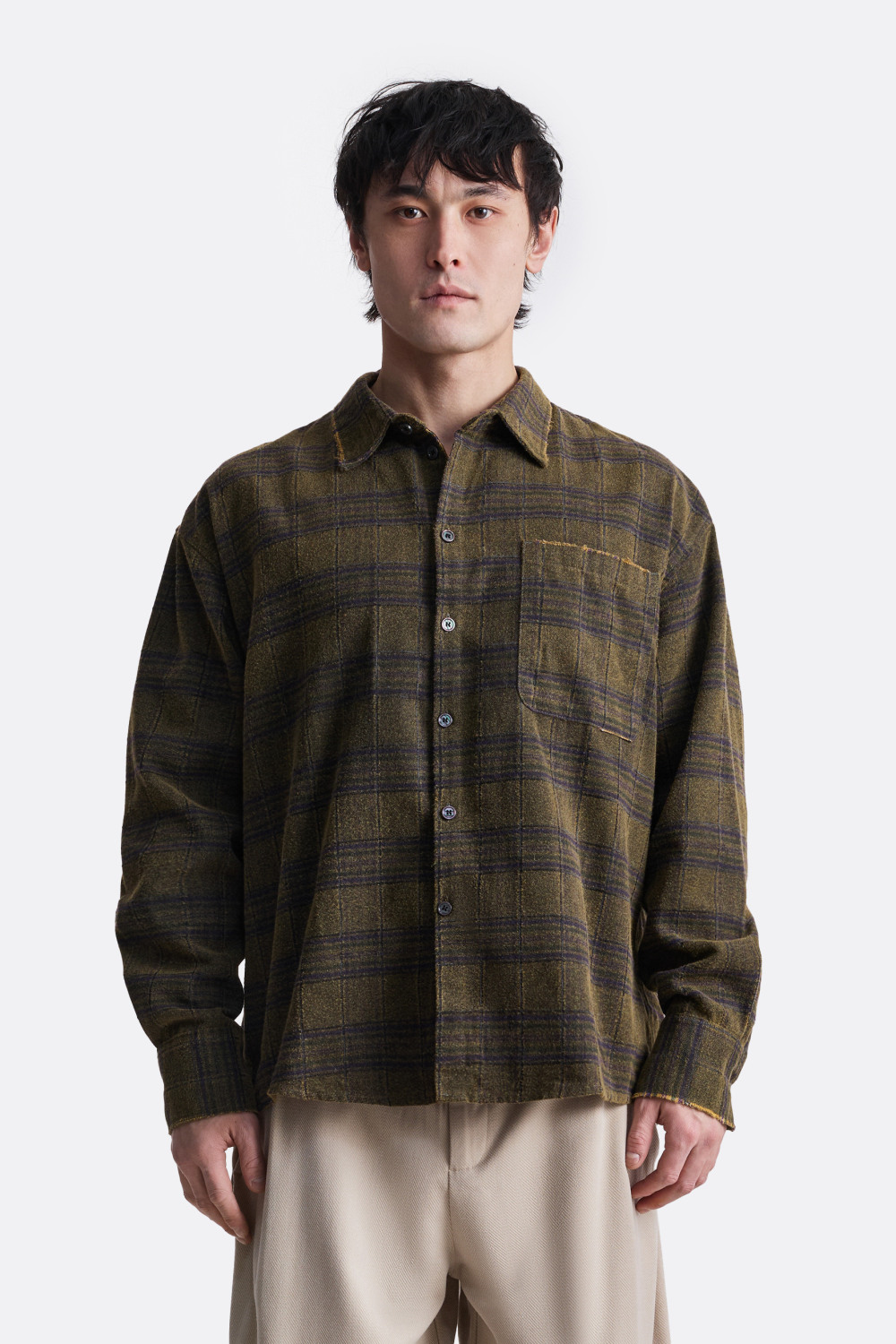 ​Укороченная рубашка в клетку