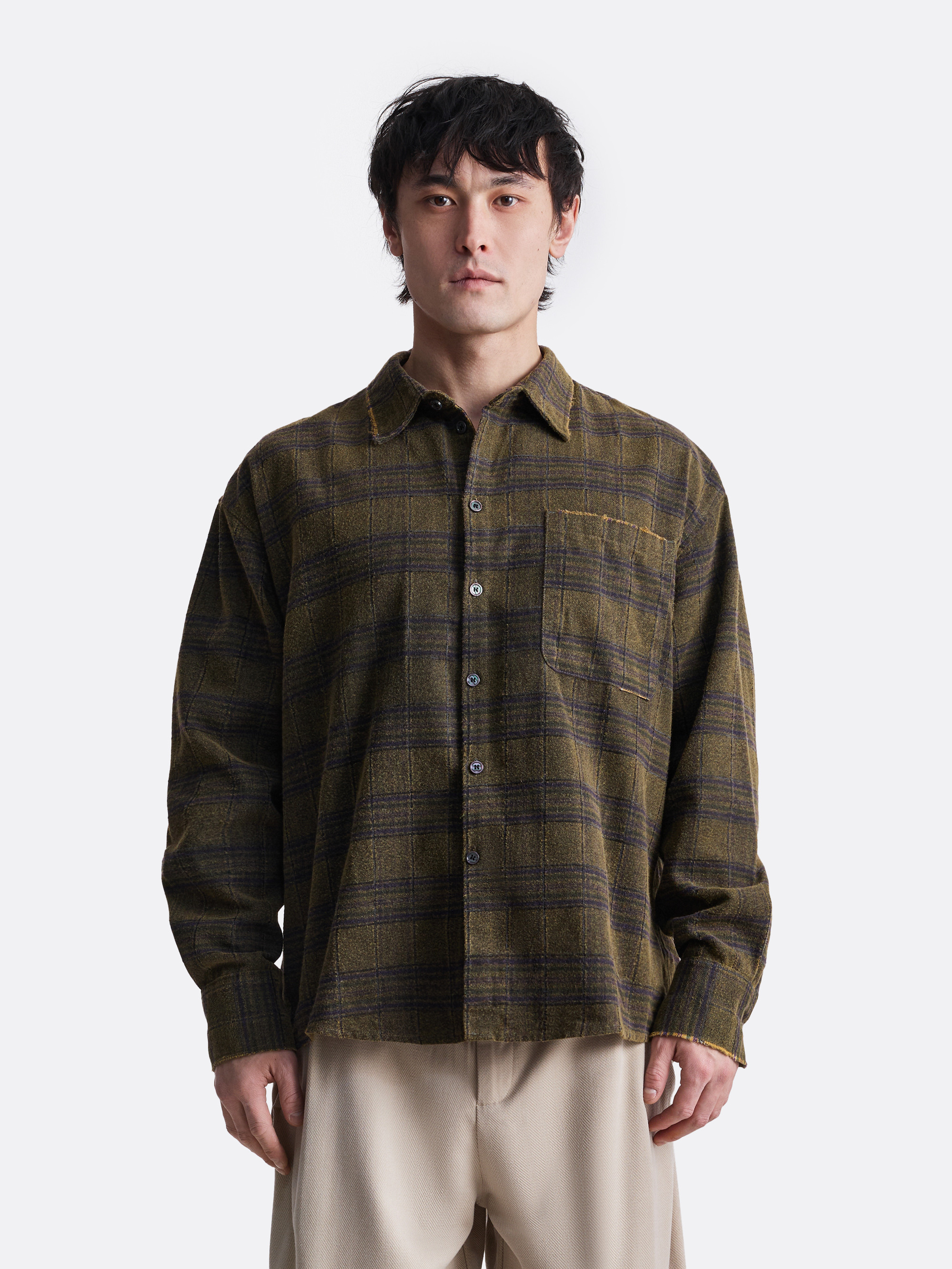 ​Укороченная рубашка в клетку