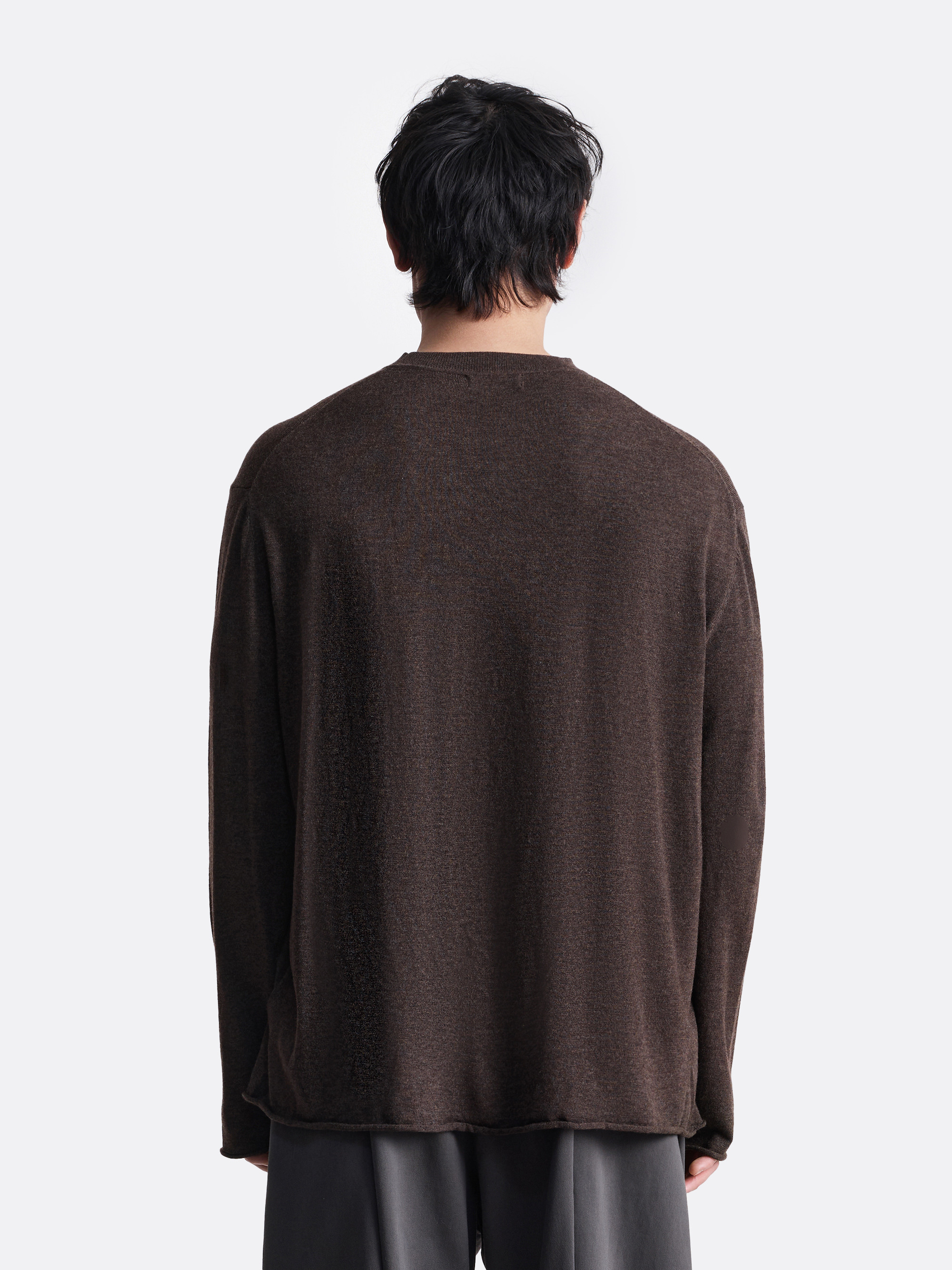 ​Лонгслив с необработанным краем