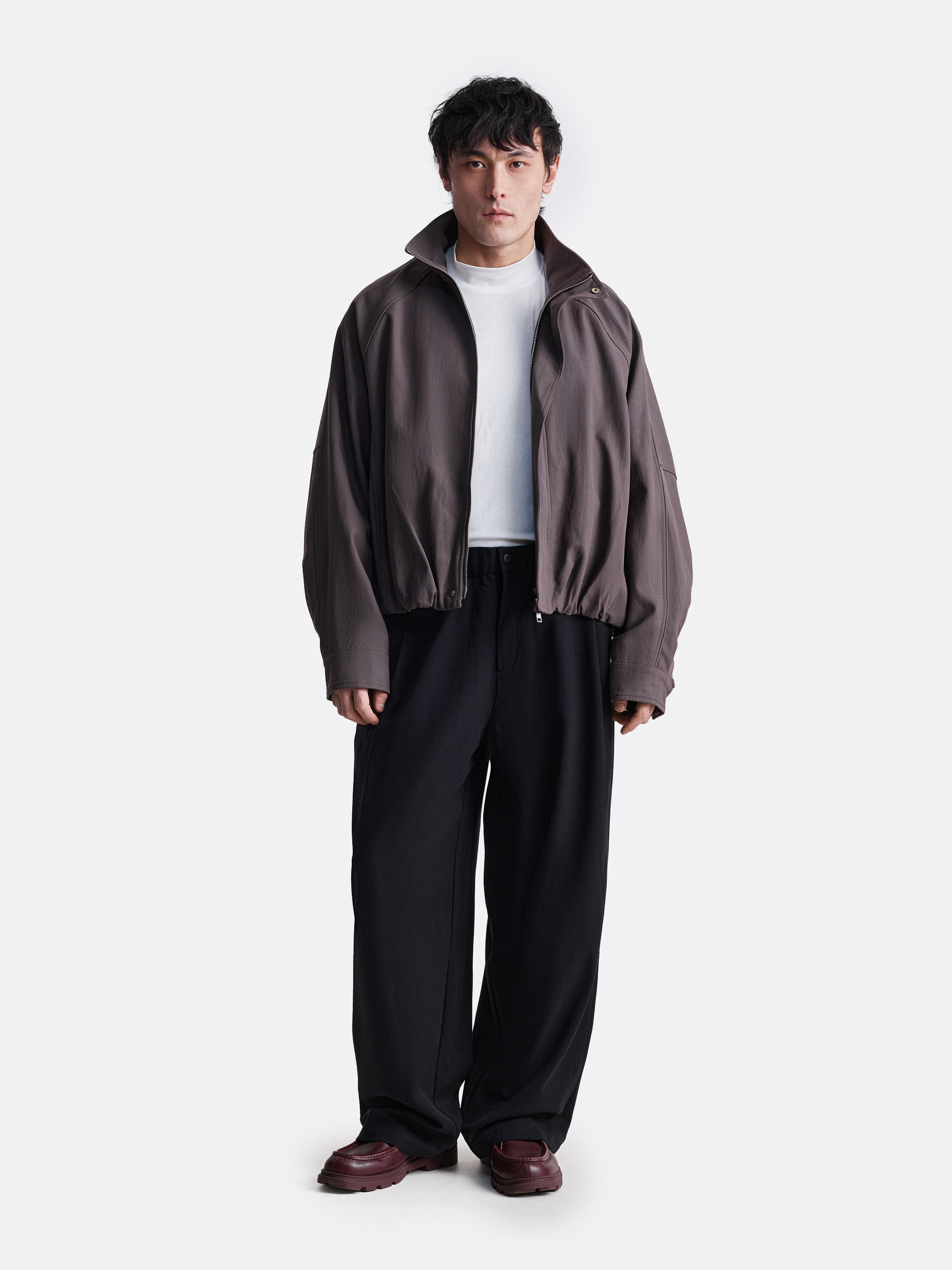 ​Куртка с воротником стойкой