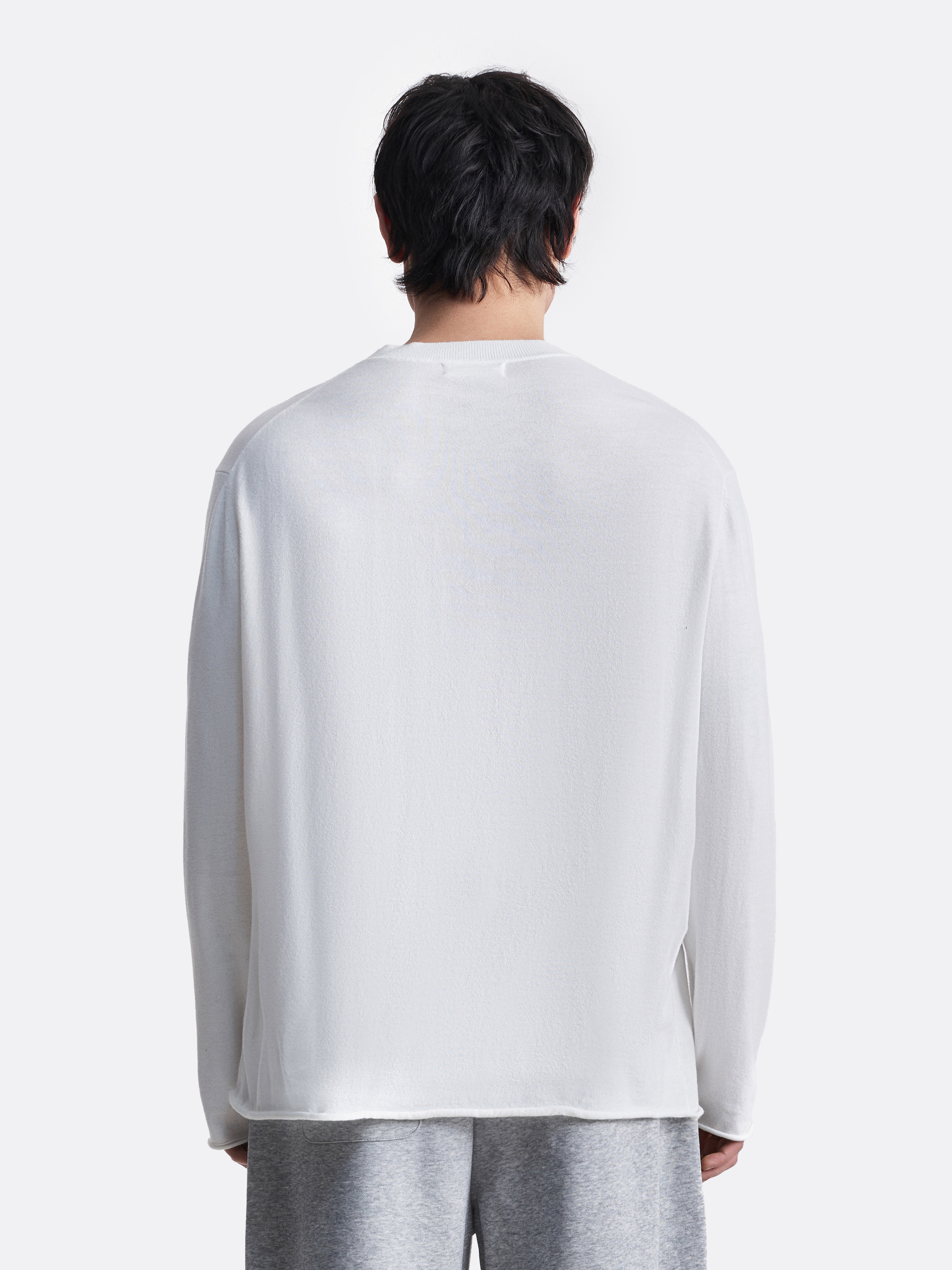 ​Лонгслив с необработанным краем