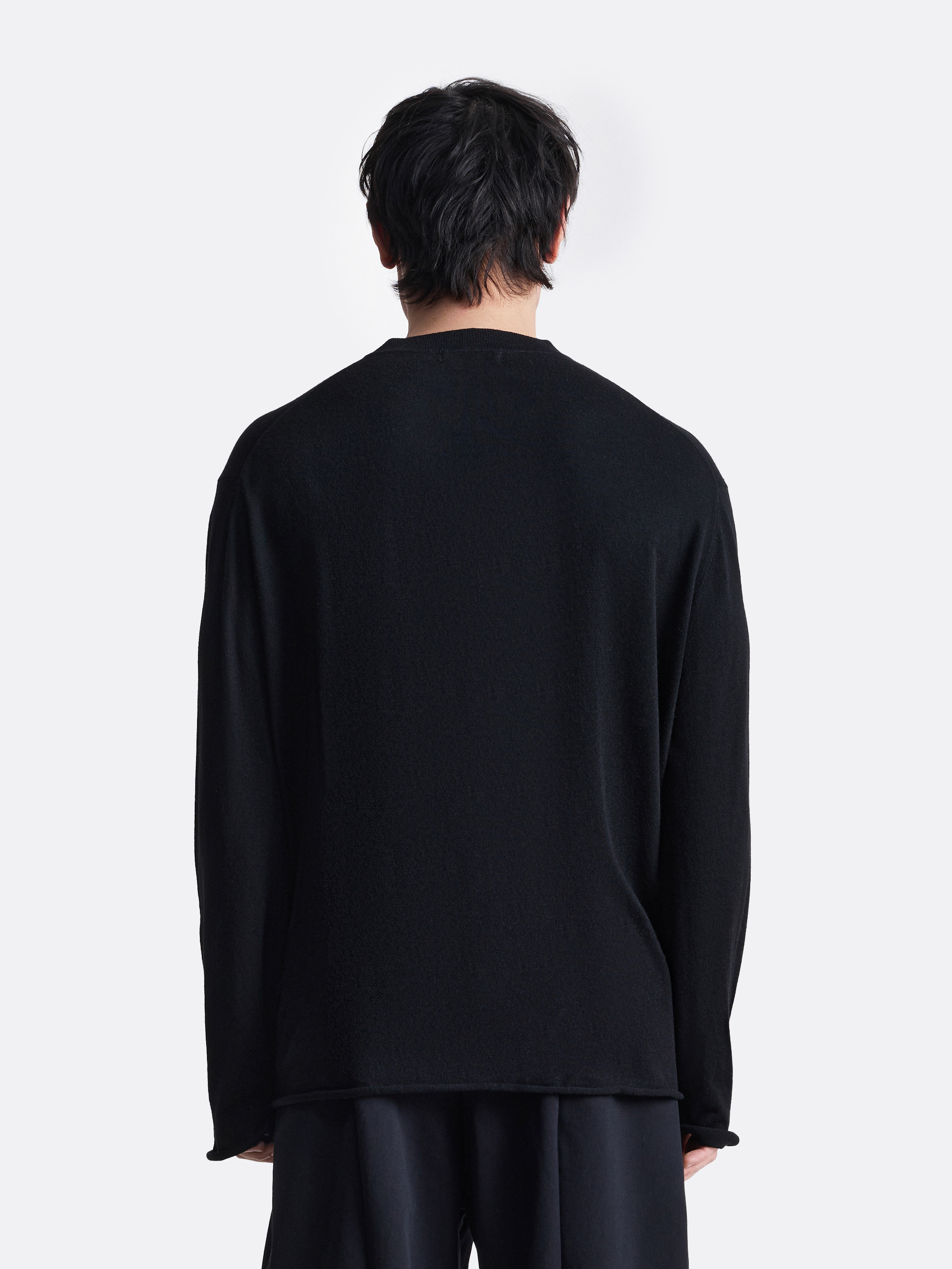 ​Лонгслив с необработанным краем