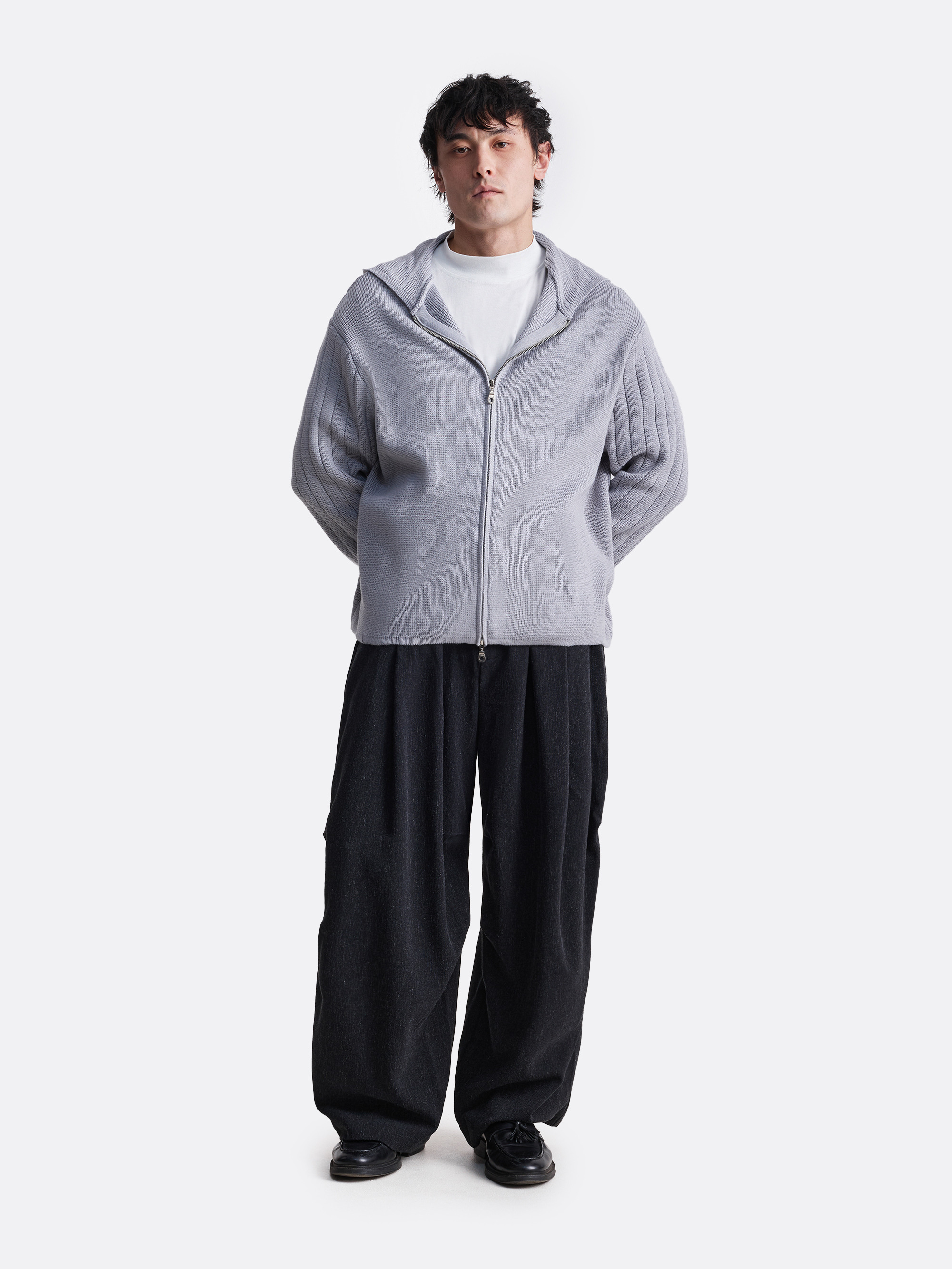 ​Вязаное зип-худи