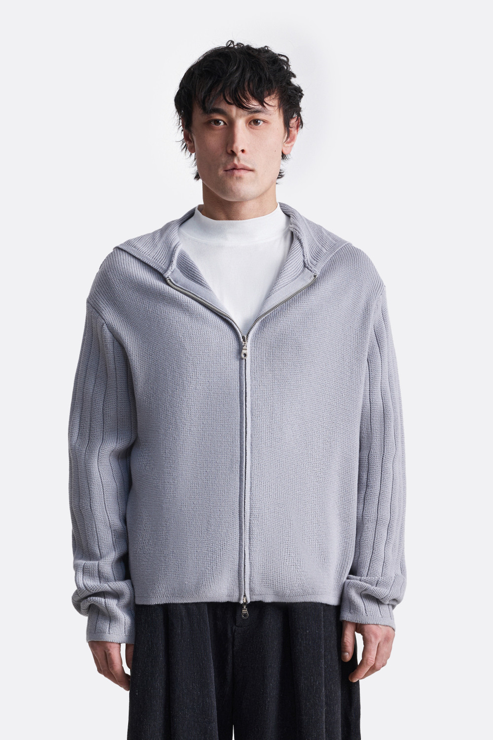 ​Вязаное зип-худи