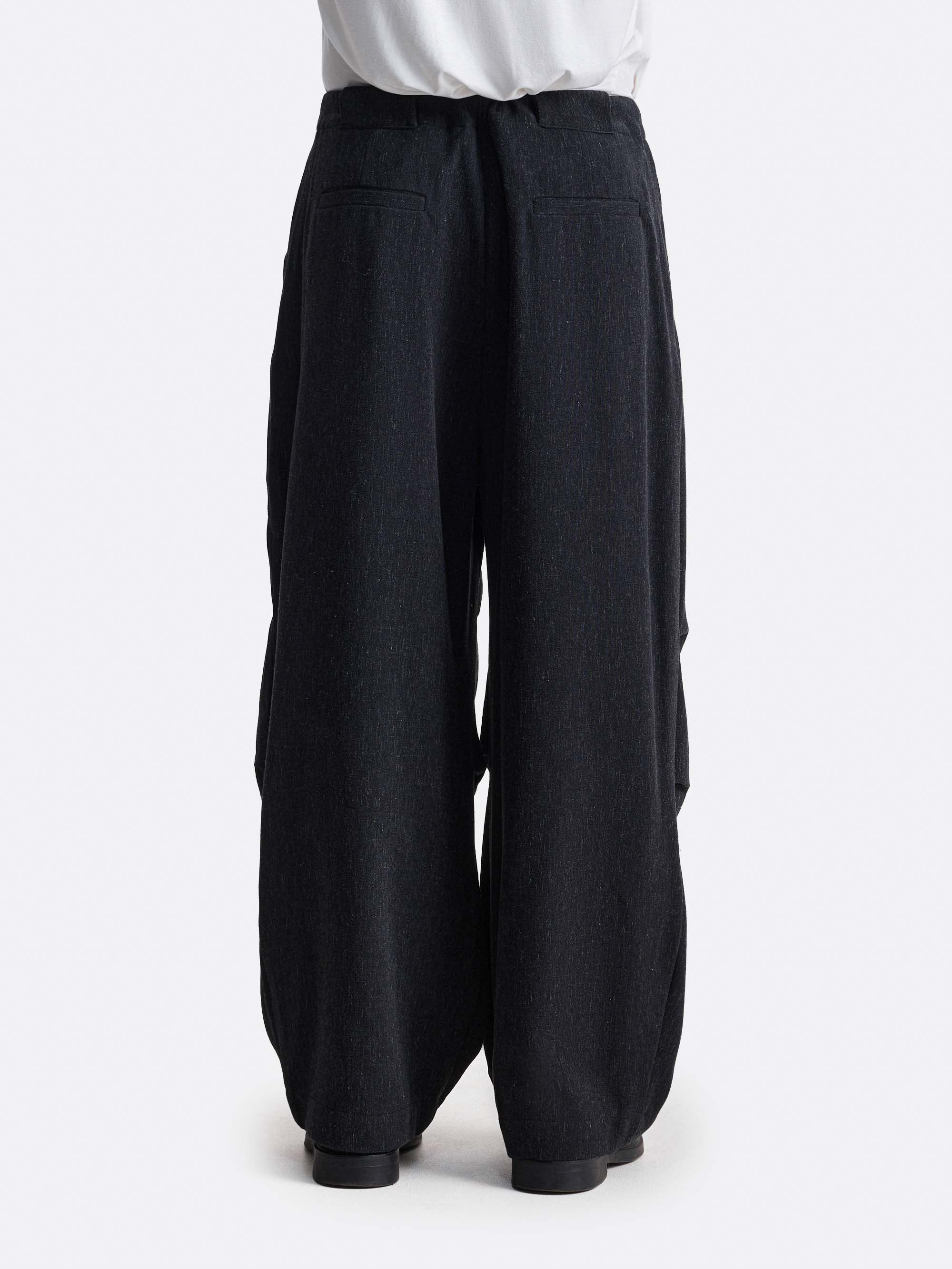 Брюки с поясом на завязках