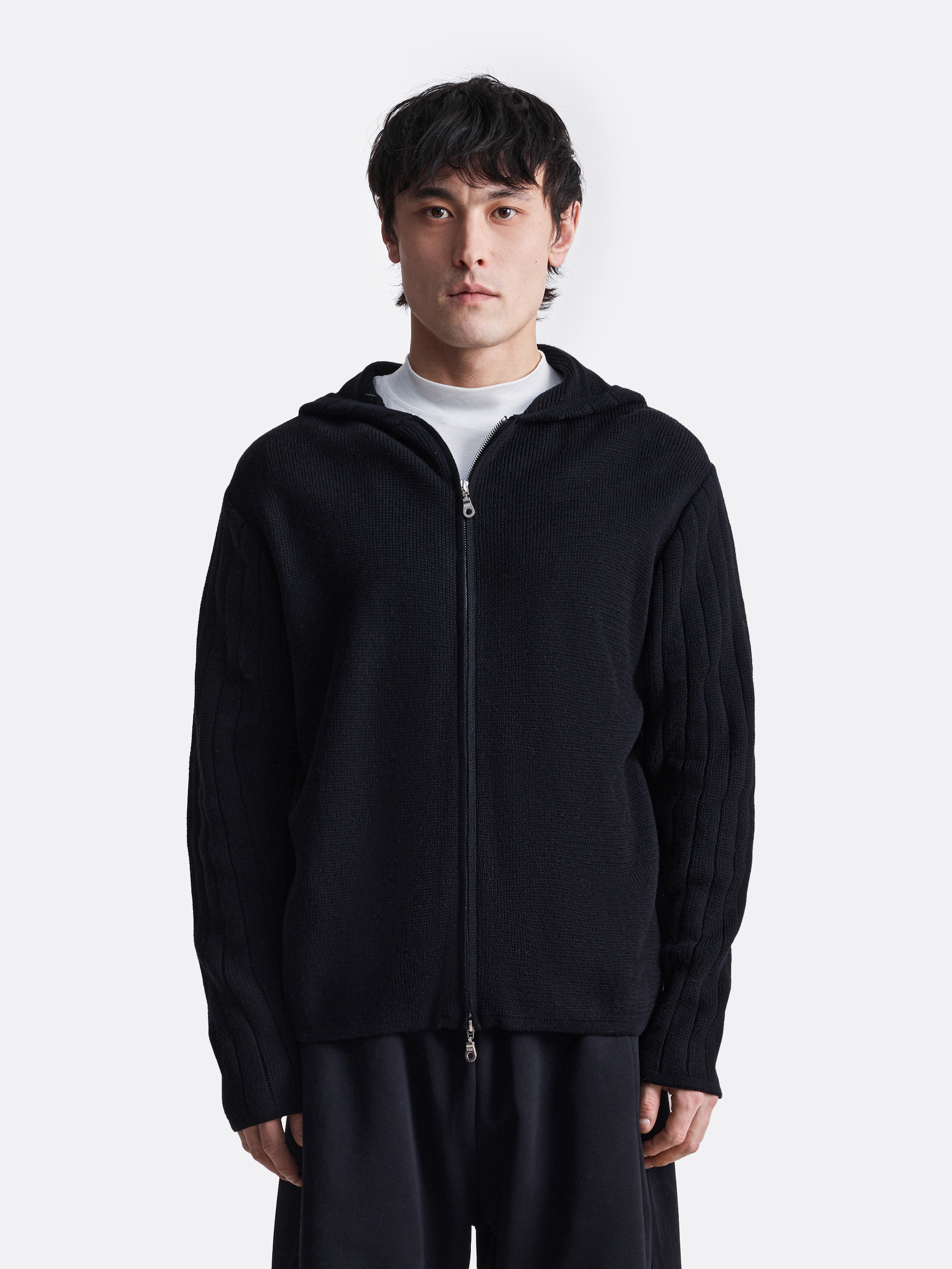​Вязаное зип-худи