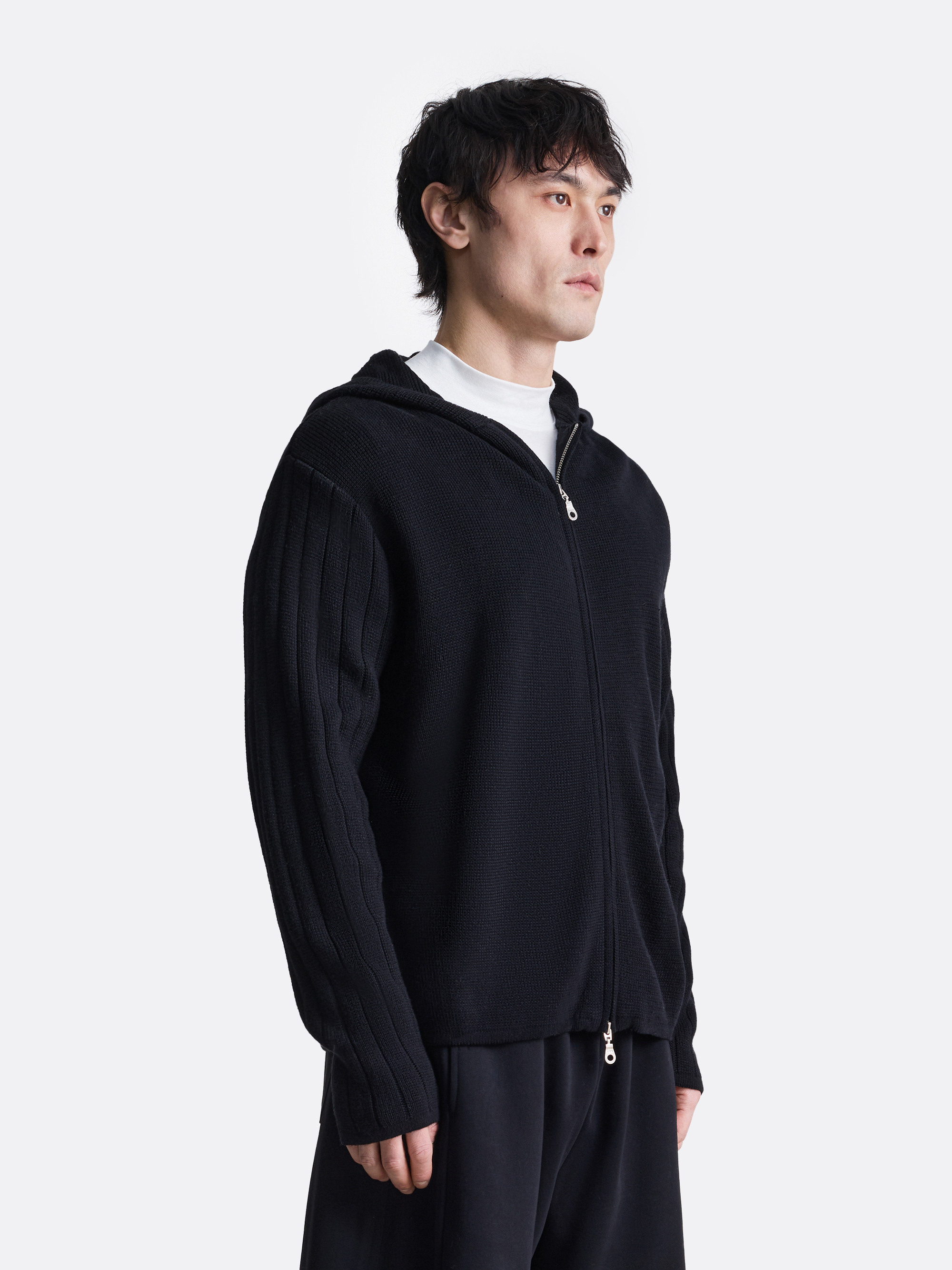 ​Вязаное зип-худи