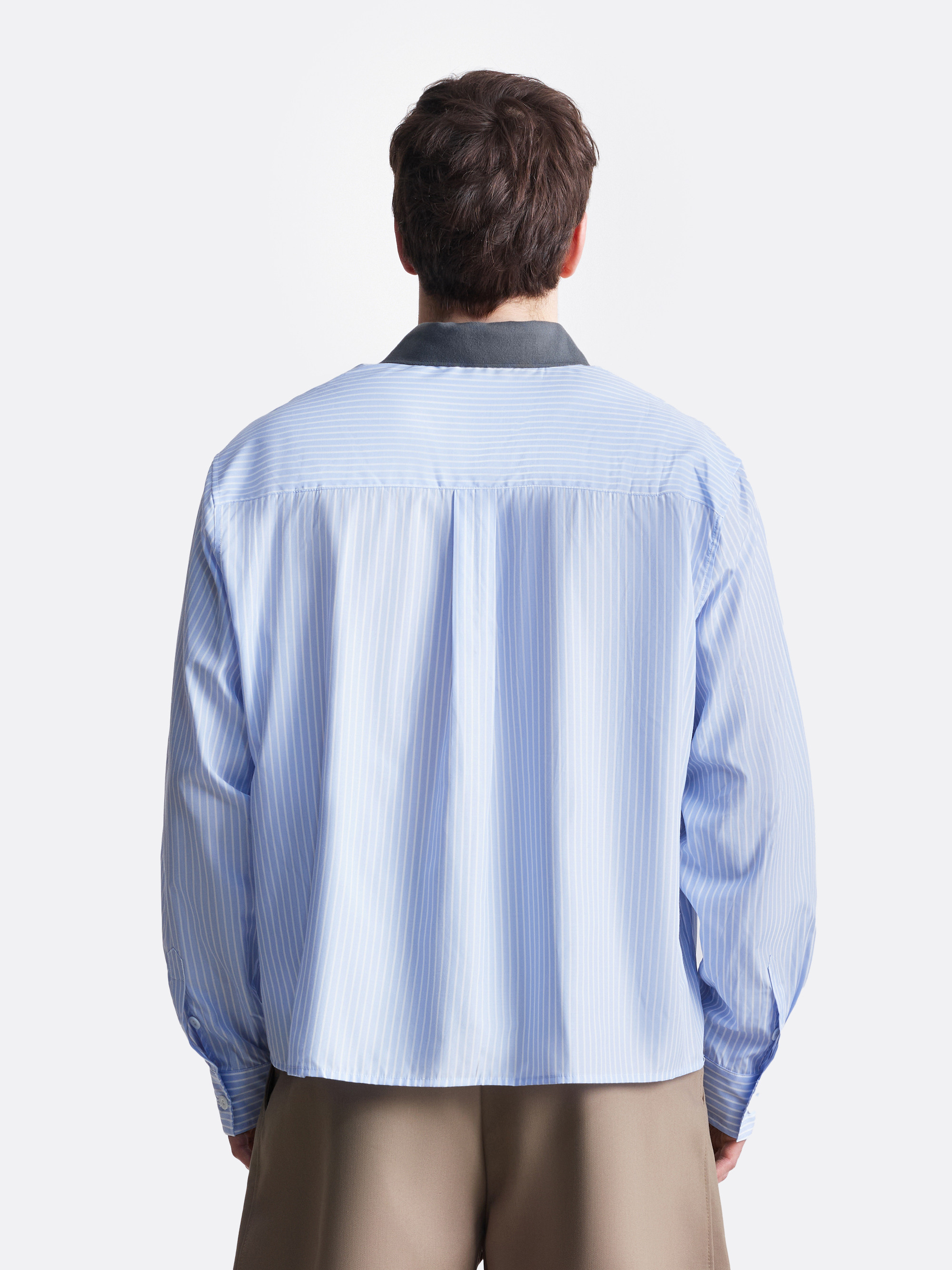 ​Рубашка в диагональную полоску