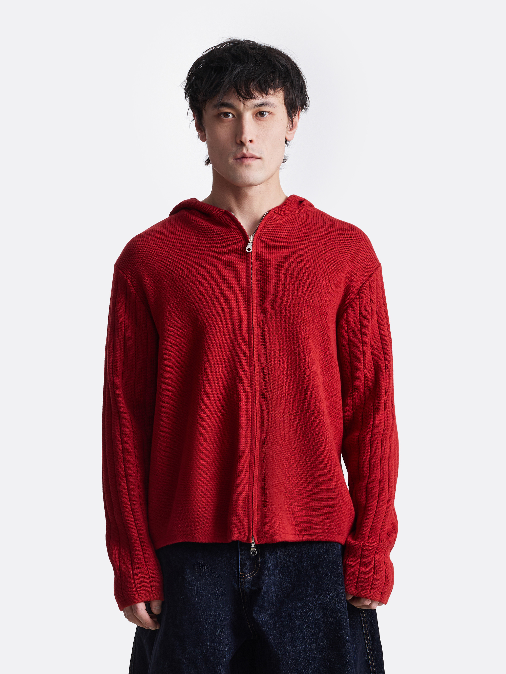 ​Вязаное зип-худи