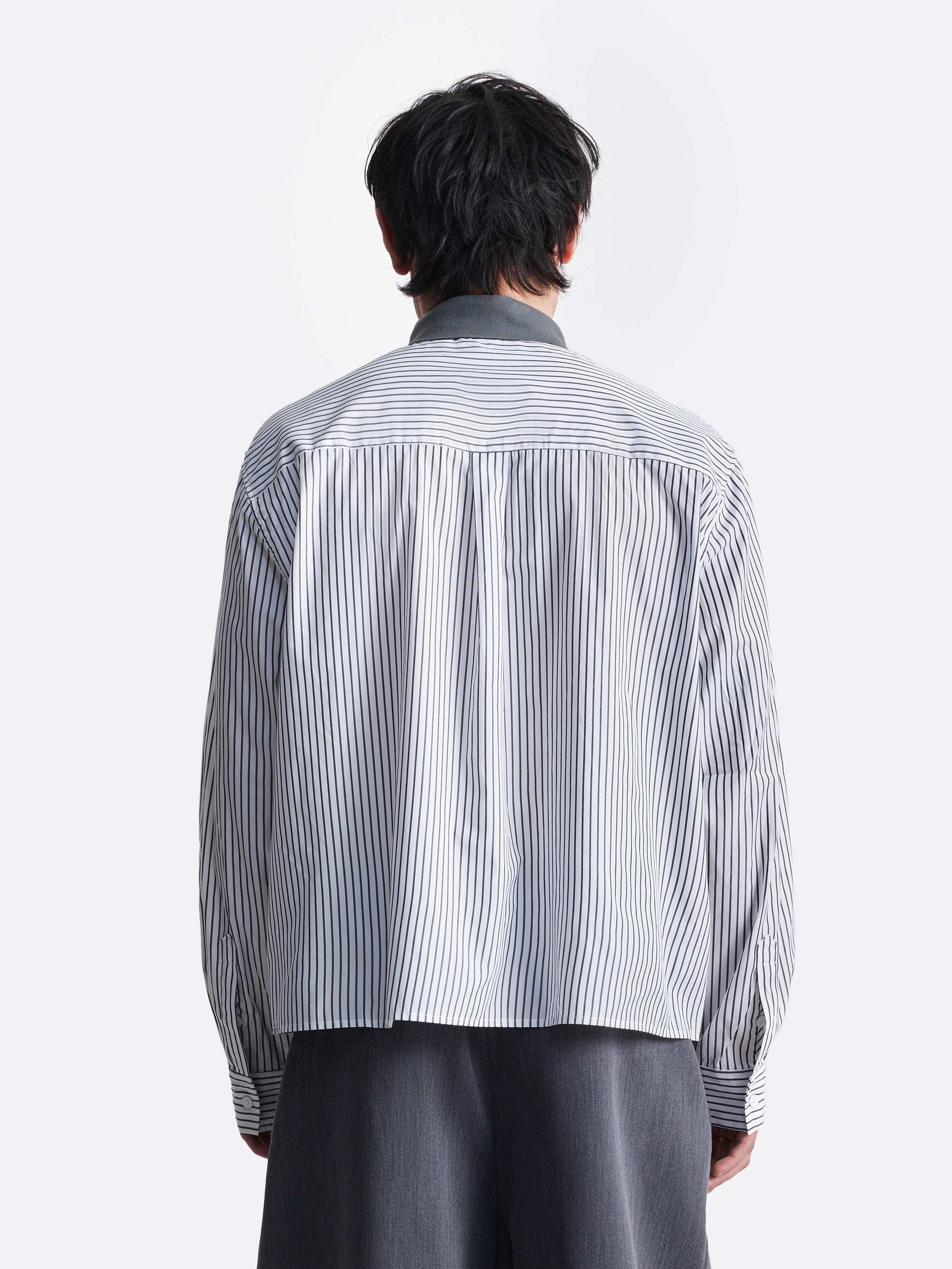 ​Рубашка в диагональную полоску