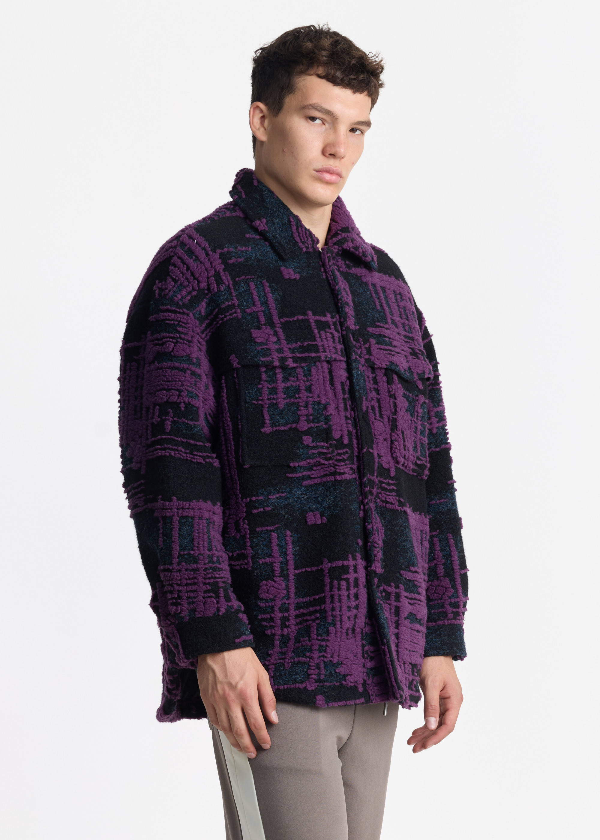 Утепленная рубашка PIXEL GRID