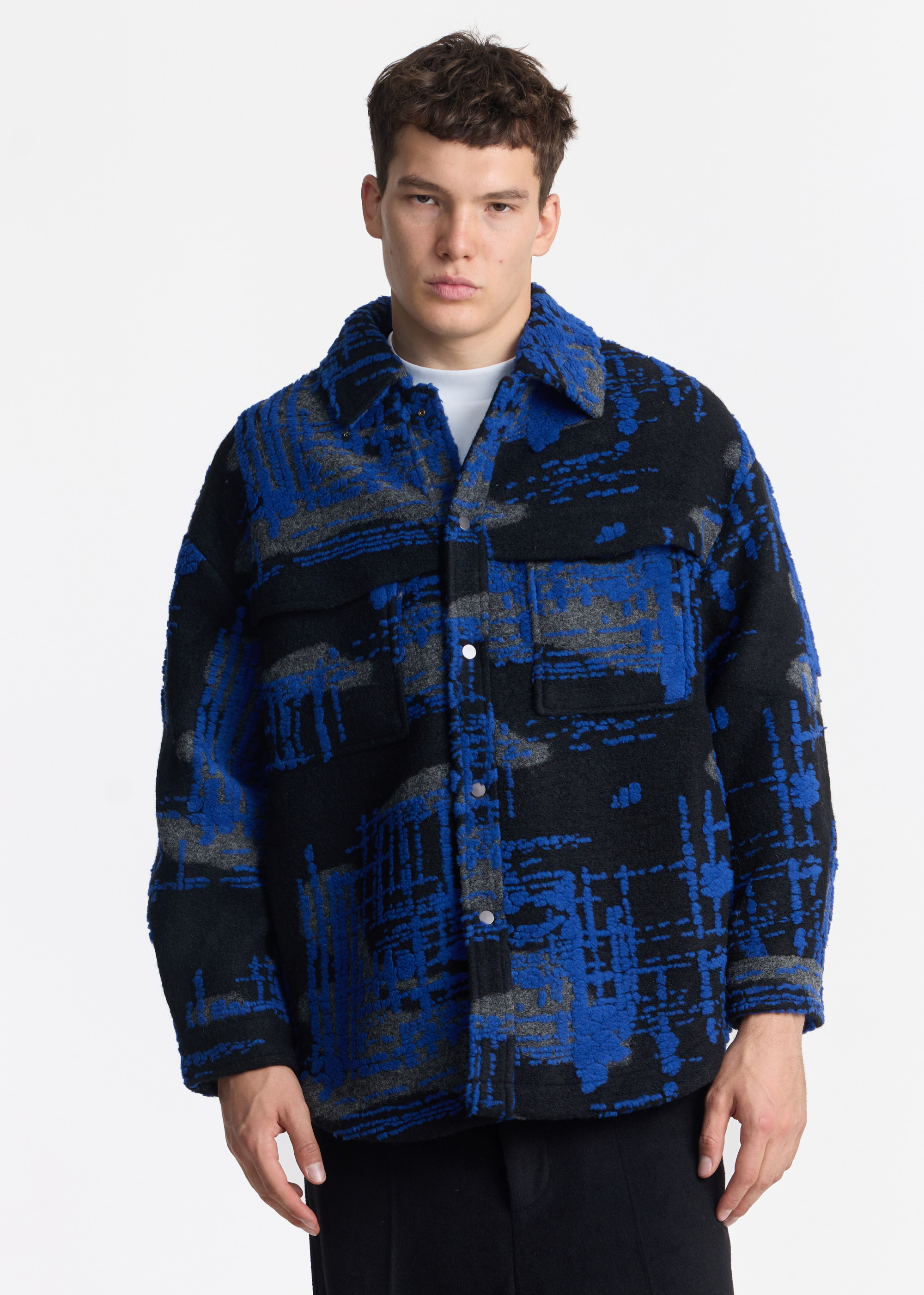 Утепленная рубашка PIXEL GRID