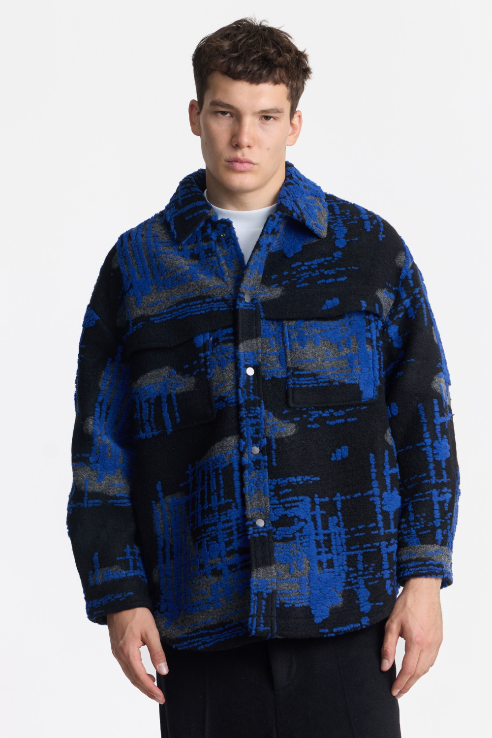 ​Утепленная рубашка PIXEL GRID