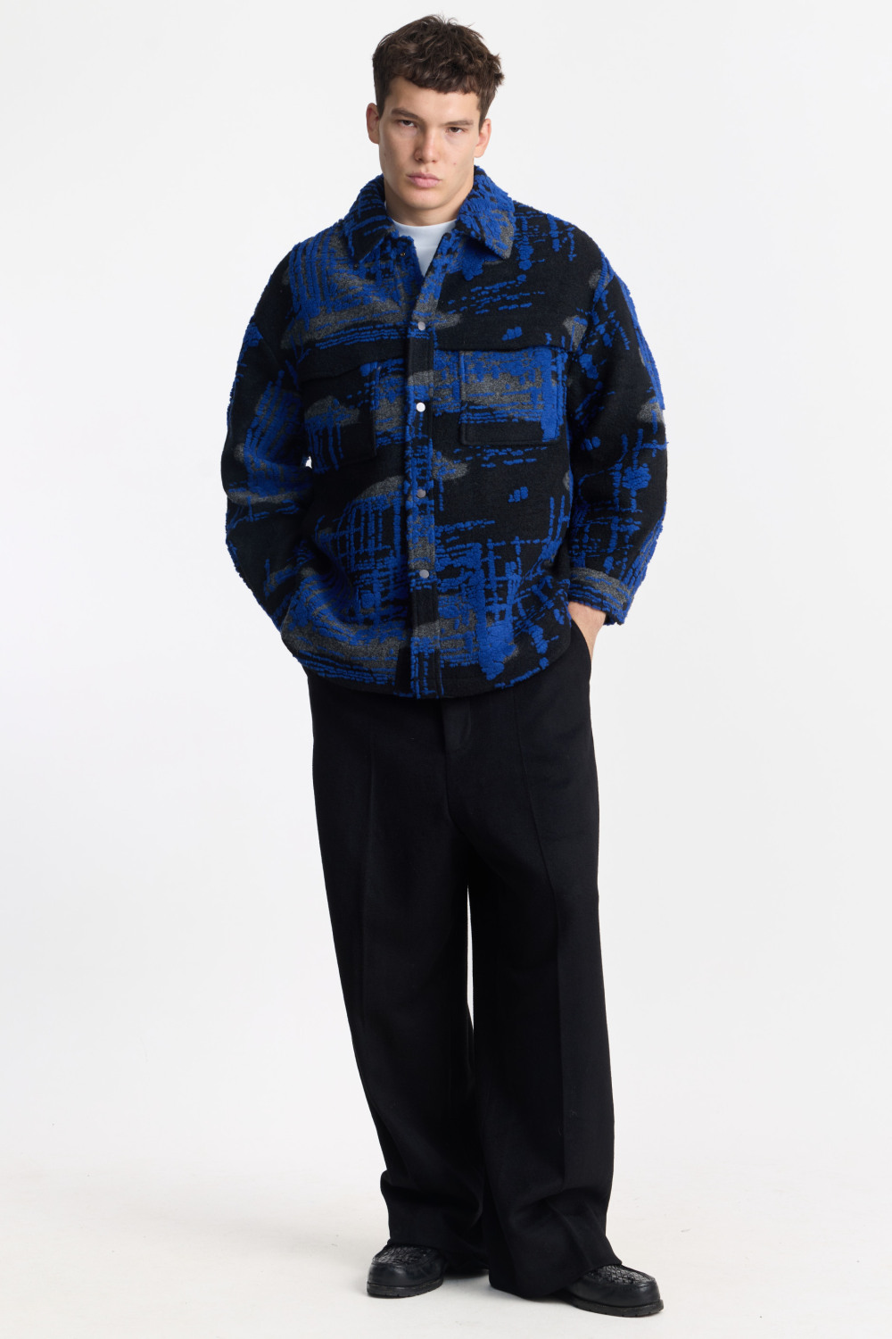 ​Утепленная рубашка PIXEL GRID